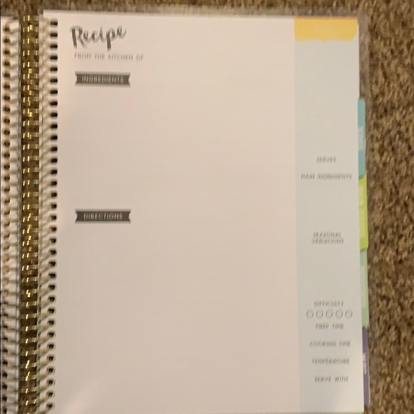 Laminated Recipe keepsake spiral - Picture 3 of 8